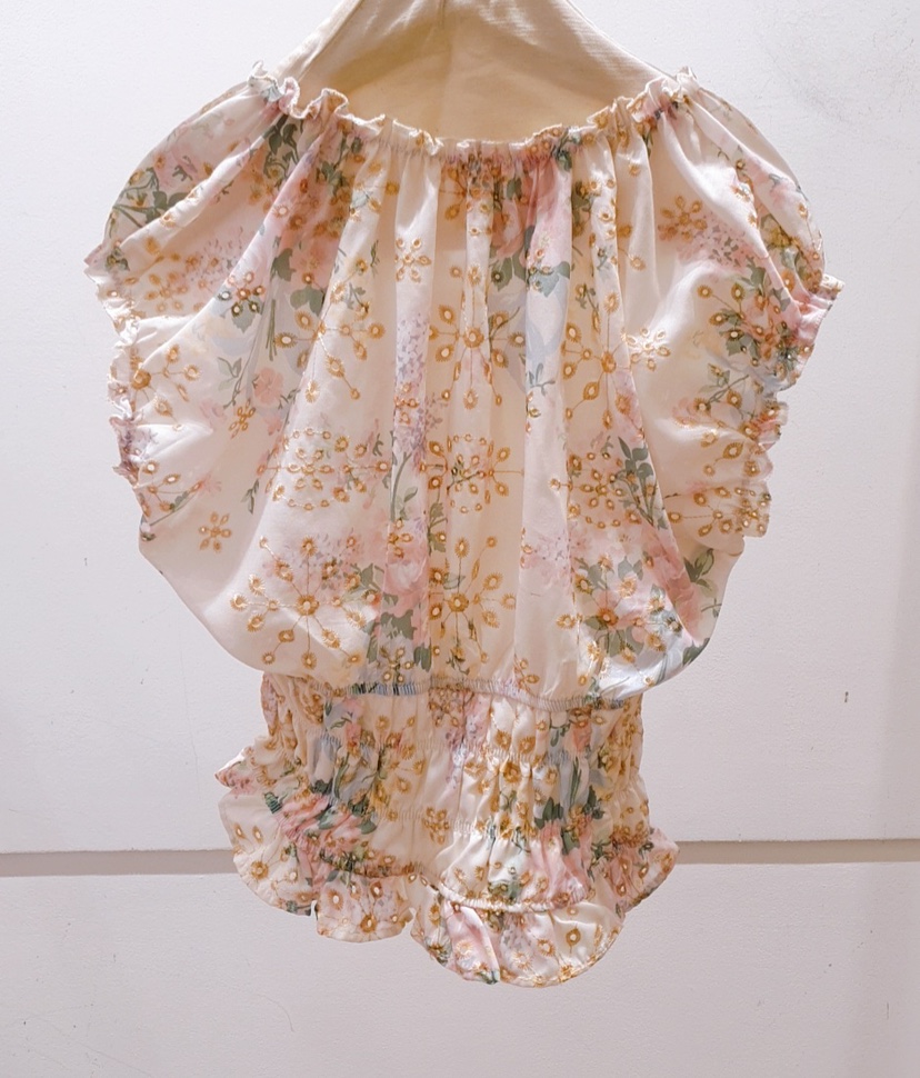 AWESOME-P直郵韓國代購㊣女裝新品休閑熱賣25春夏襯衫蕾絲衫AWESOME-P襯衫/蕾絲衫