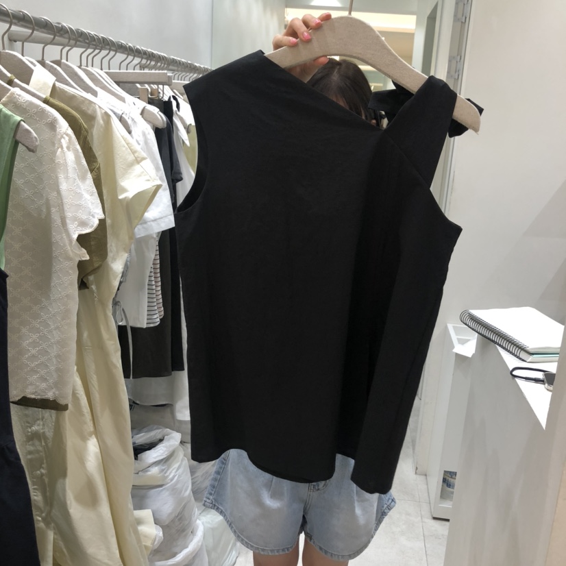 ASOME韓國直郵㊣東大門實拍女裝新品時尚25春夏熱賣襯衫蕾絲衫A.SOME襯衫/蕾絲衫圖色3