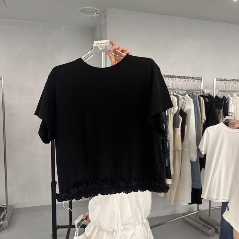 DOUBLE STANDARD/LE SMOKING/MAISONSTAFF韓國㊣直郵東大門代購女裝新品時尚T恤MAISONSTAFFT恤圖色2