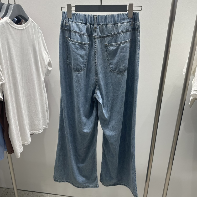 TARABY MOTION韓國直郵㊣東大門實拍女裝新品25春夏牛仔褲寬松牛仔TARABY MOTION牛仔褲