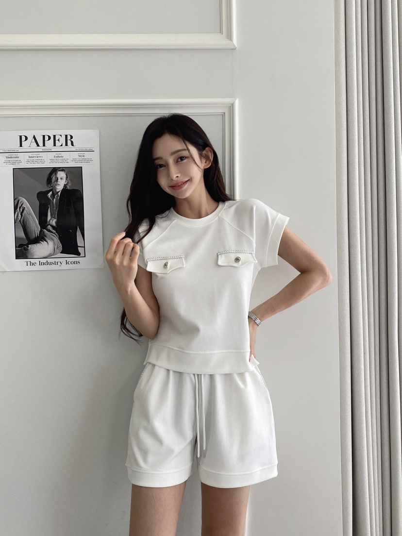 CLOTH韓國直郵㊣東大門實拍女裝新品25春夏人氣推薦套裝兩件套CLOTH套裝