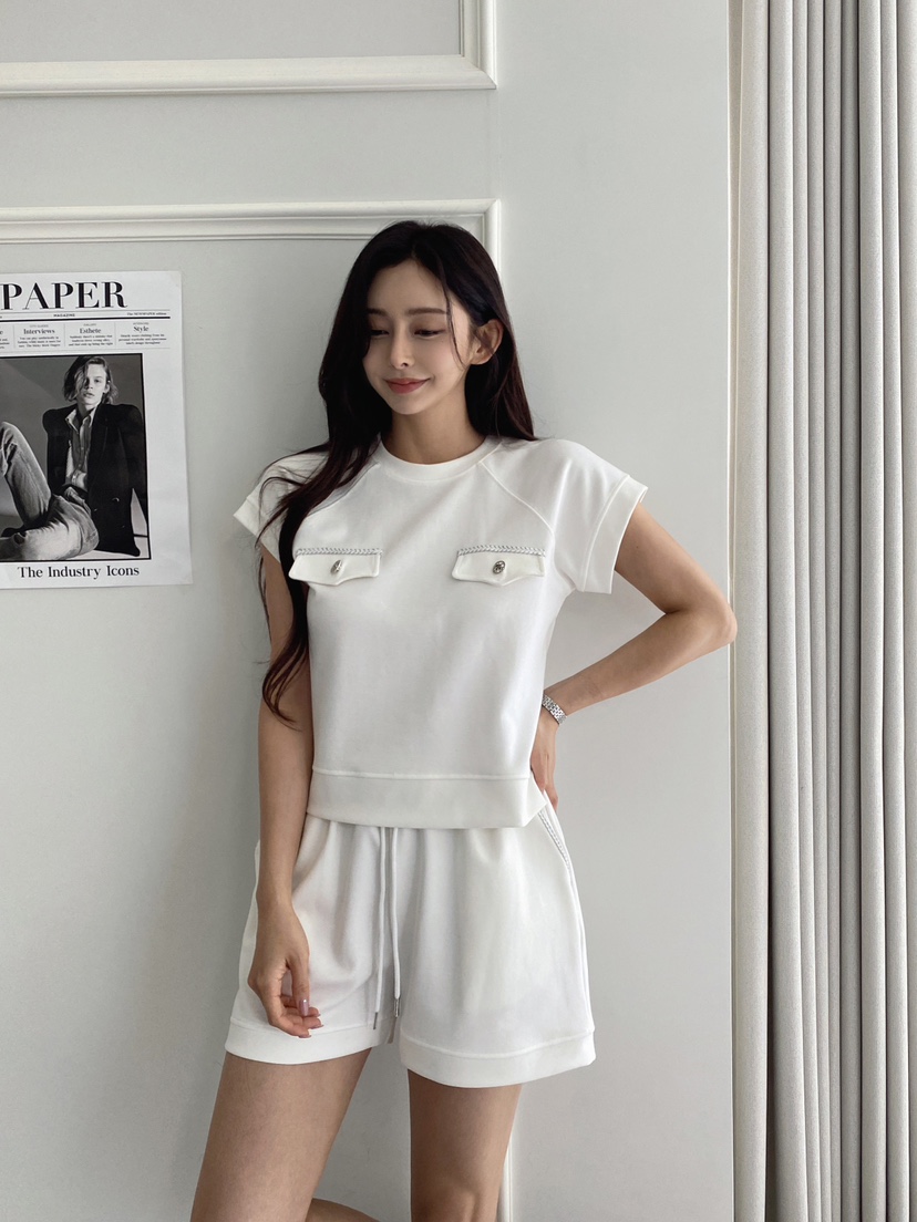 CLOTH韓國直郵㊣東大門實拍女裝新品25春夏人氣推薦套裝兩件套CLOTH套裝