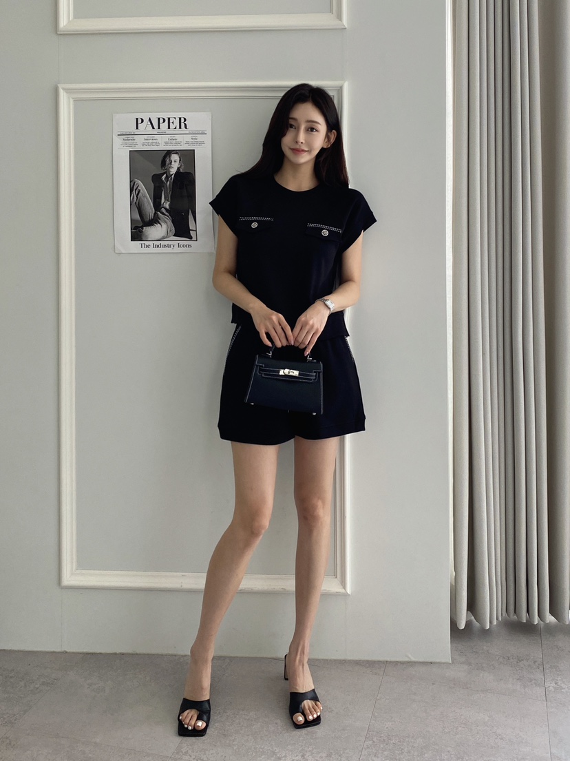 CLOTH韓國直郵㊣東大門實拍女裝新品25春夏人氣推薦套裝兩件套CLOTH套裝