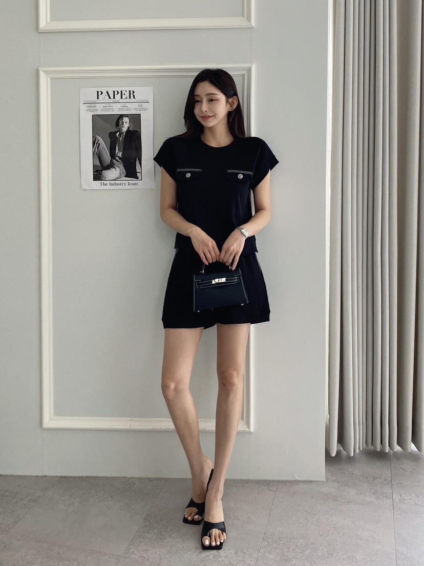 CLOTH韓國直郵㊣東大門實拍女裝新品25春夏人氣推薦套裝兩件套CLOTH套裝
