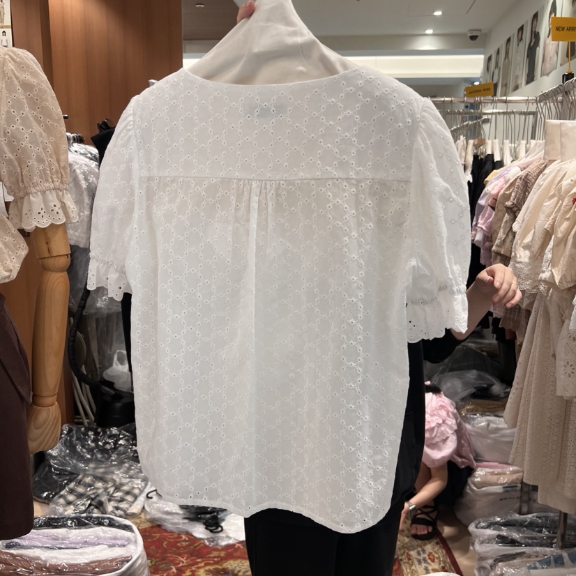 OGI韓國直郵㊣東大門實拍女裝新款人氣25春夏推薦襯衫蕾絲衫FLat OGI襯衫/蕾絲衫