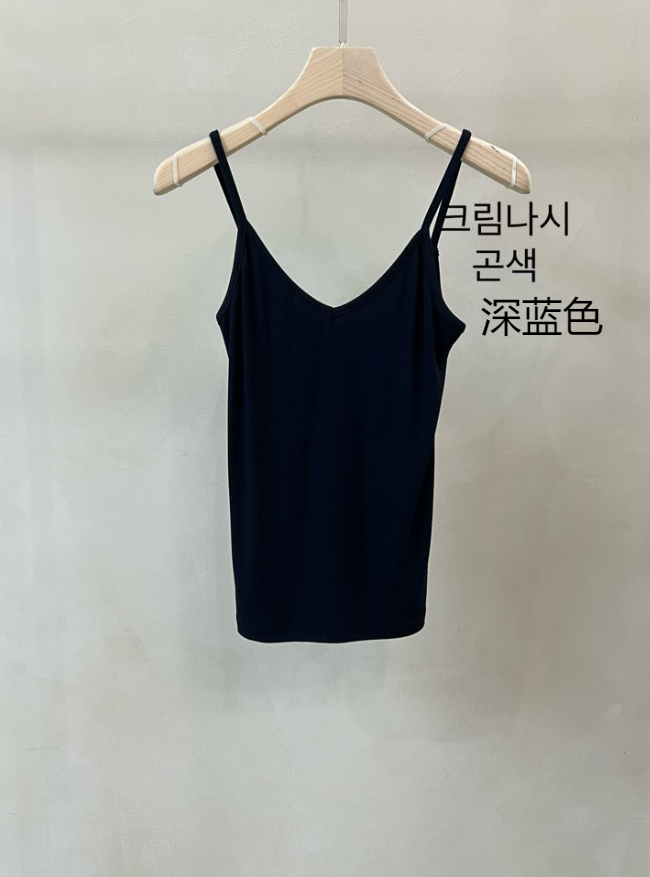 LAKE-A韓國直郵㊣女裝新品推薦人氣時尚熱賣休閑25春夏吊帶背心Lake side吊帶/背心圖色5