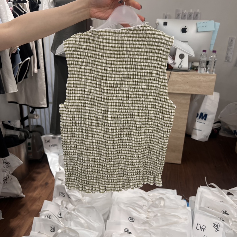 UNDERSTANDING直郵韓國代購㊣女裝新品休閑人氣吊帶背心短款UNDERSTANDING吊帶/背心