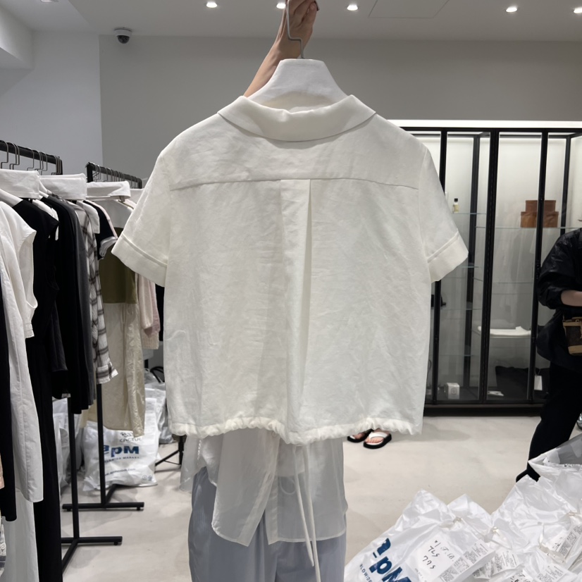 THE BRUNCH直郵韓國代購㊣女裝新品25春夏熱賣時尚襯衫蕾絲衫THE BRUNCH襯衫/蕾絲衫