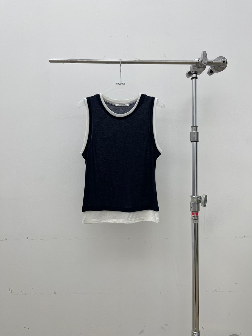 ATMOSPHERE韓國直郵㊣東大門實拍女裝新款熱賣時尚吊帶背心ATMOSPHERE/BLING吊帶/背心圖色4