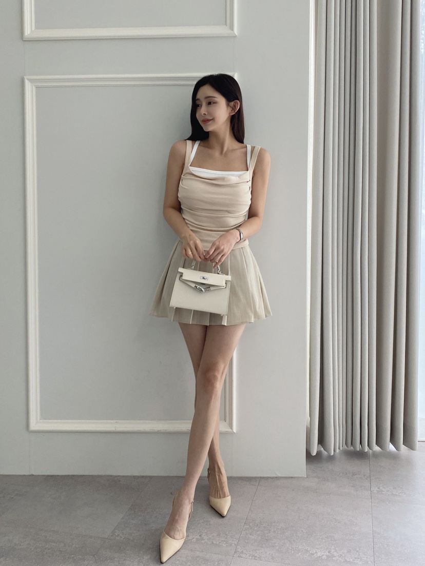 CLOTH韓國直郵㊣女裝新品熱賣時尚人氣推薦25春夏休閑裙褲CLOTH裙褲
