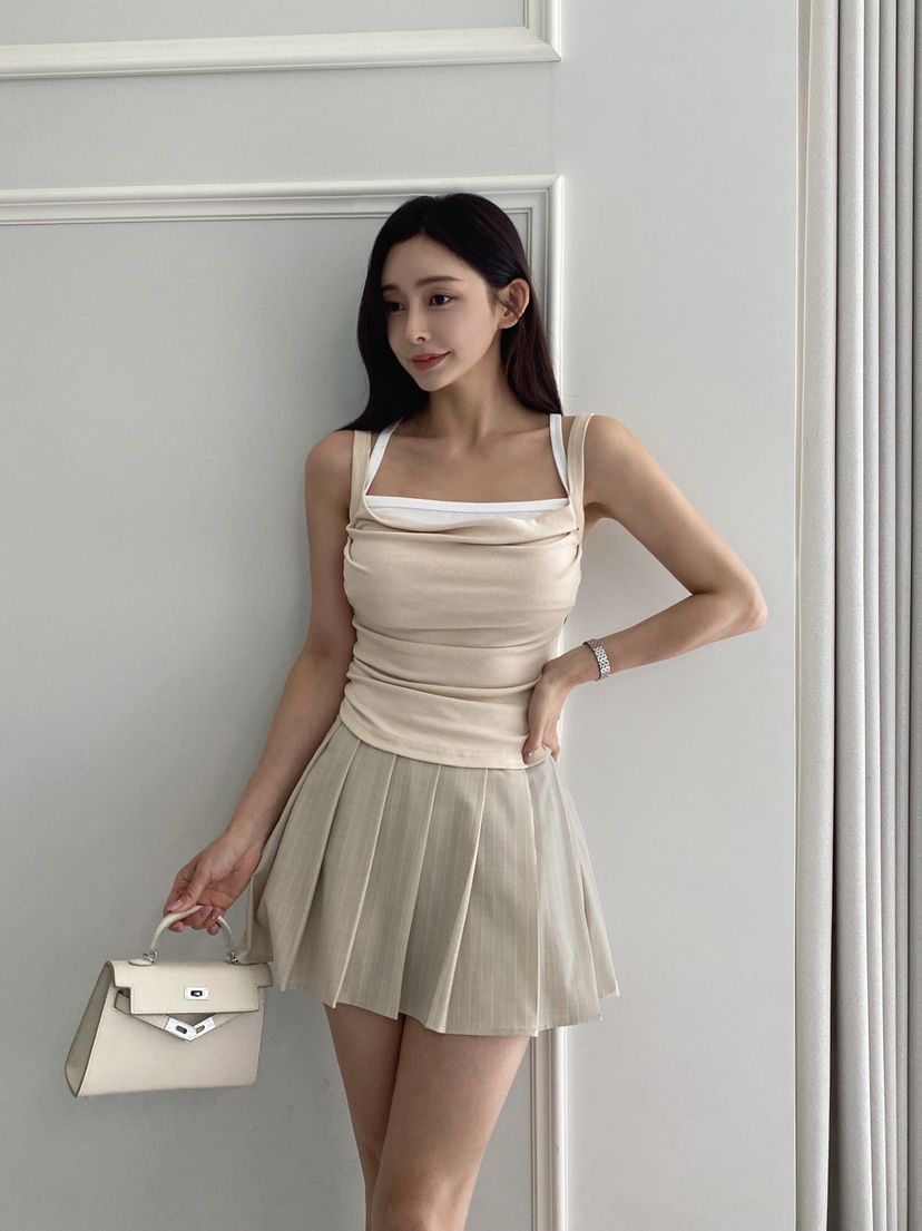 CLOTH韓國直郵㊣女裝新品熱賣時尚人氣推薦25春夏休閑裙褲CLOTH裙褲