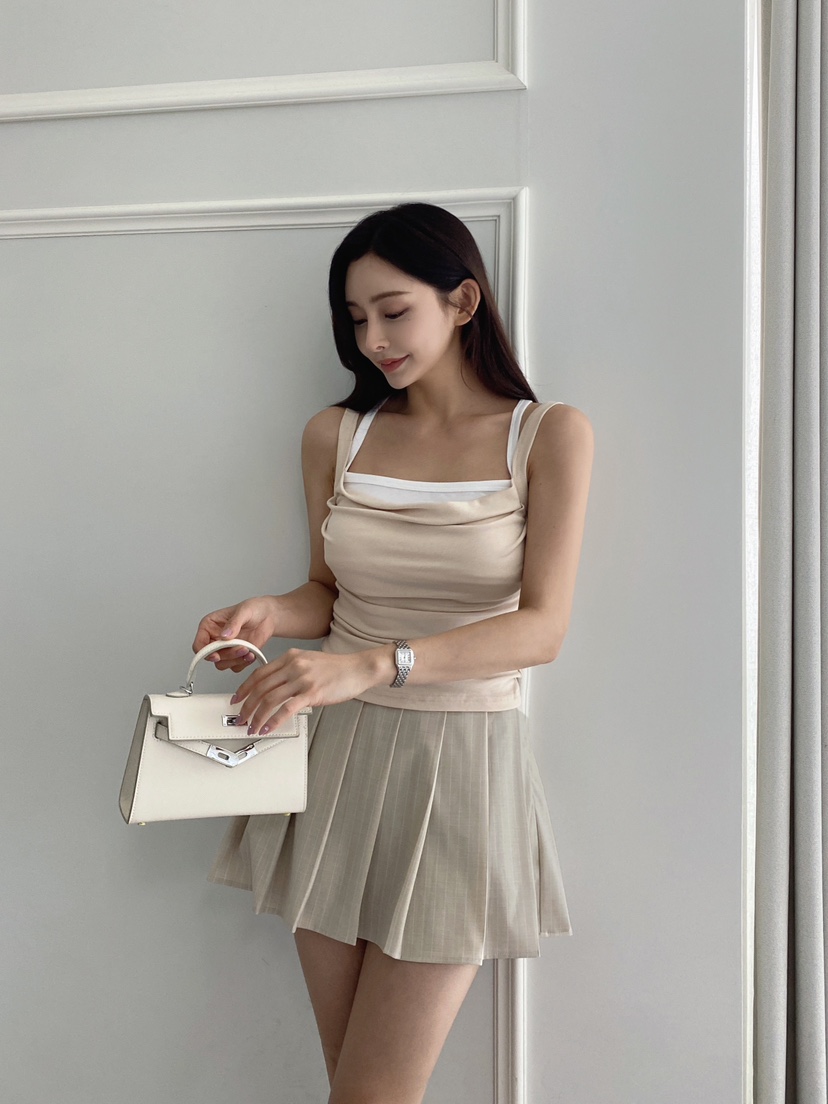 CLOTH韓國直郵㊣女裝新品熱賣時尚人氣推薦25春夏休閑裙褲CLOTH裙褲