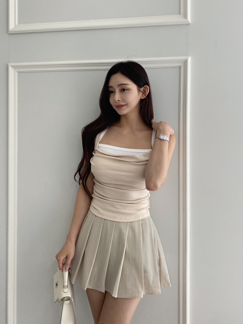 CLOTH韓國直郵㊣女裝新品熱賣時尚人氣推薦25春夏休閑裙褲CLOTH裙褲