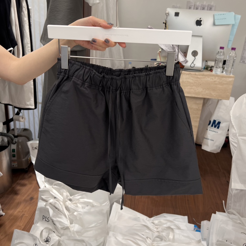 UNDERSTANDING直郵韓國代購㊣女裝新款25春夏休閑人氣熱賣短褲UNDERSTANDING短褲圖色3