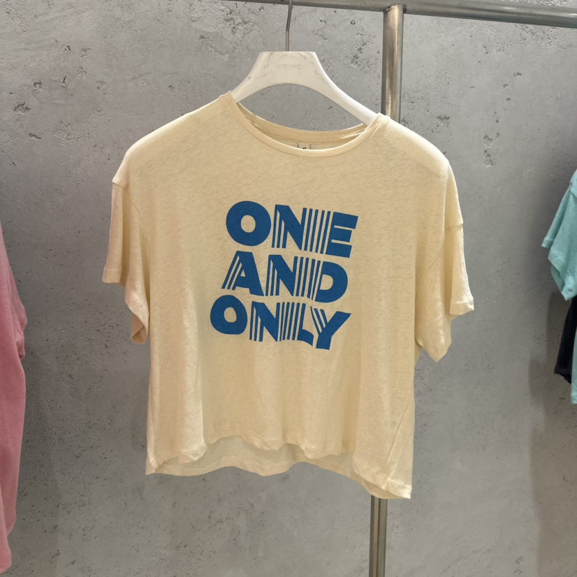 6PENCE-P韓國直郵㊣女裝新品熱賣推薦休閑時尚人氣25春夏T恤6PENCE-PT恤圖色3