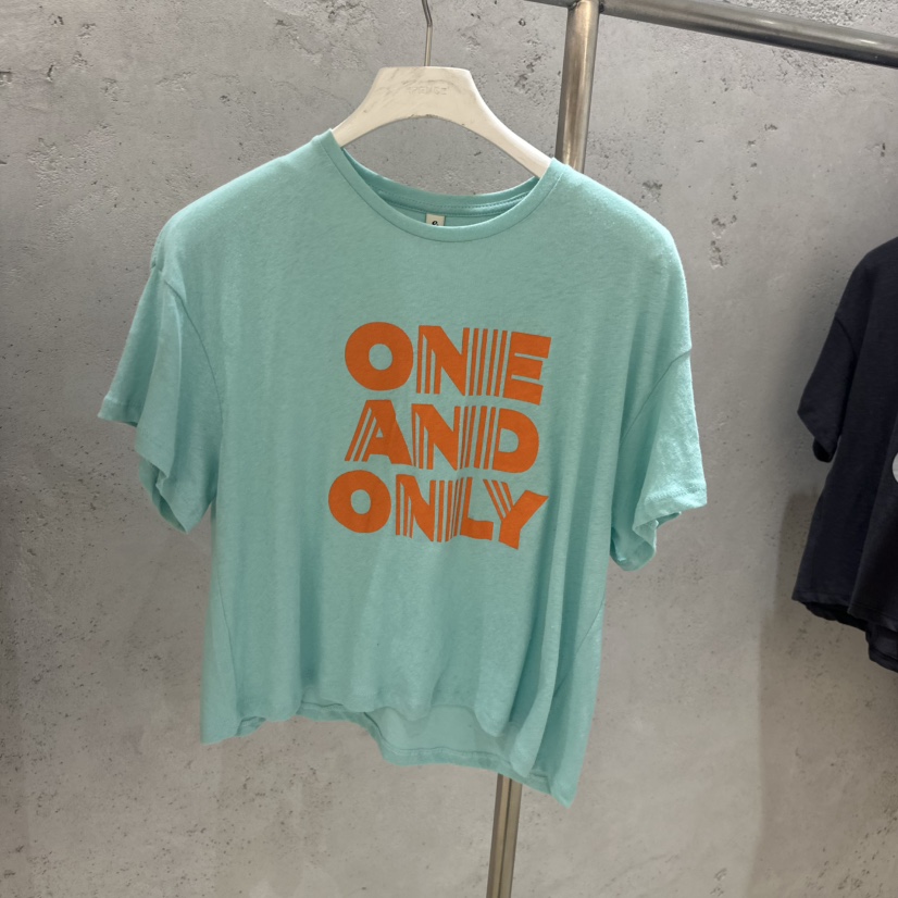 6PENCE-P韓國直郵㊣女裝新品熱賣推薦休閑時尚人氣25春夏T恤6PENCE-PT恤圖色4
