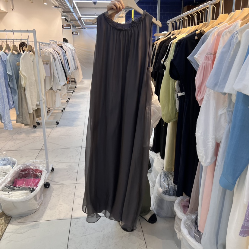 SIMPLE PARK/WMSTORY韓國㊣直郵東大門代購女裝新品人氣連衣裙絲綢SIMPLE PARK/WMSTORY連衣裙圖色4