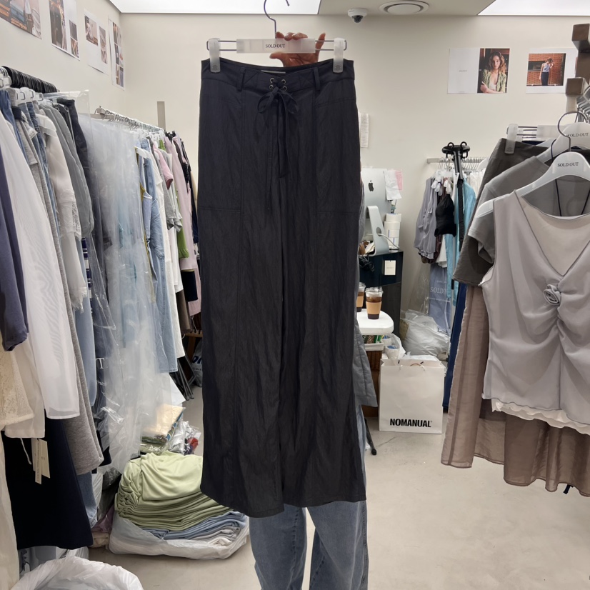 SOLD OUT直郵韓國代購㊣女裝新品時尚人氣熱賣休閑推薦休閑褲SOLD OUT休閑褲圖色2