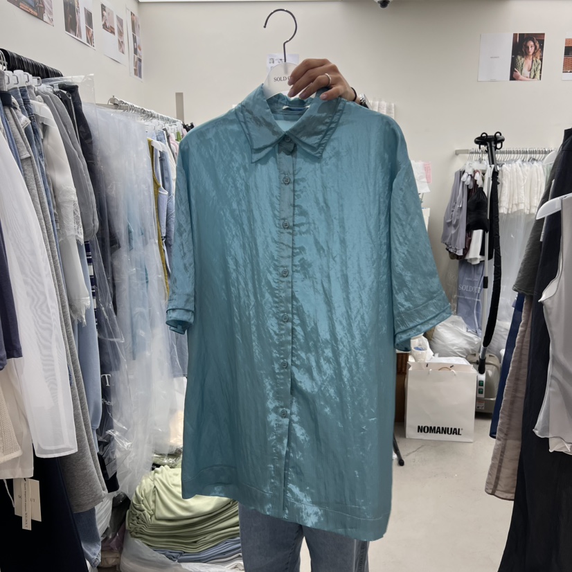 SOLD OUT韓國直郵㊣女裝新款人氣熱賣時尚25春夏襯衫蕾絲衫SOLD OUT襯衫/蕾絲衫圖色3