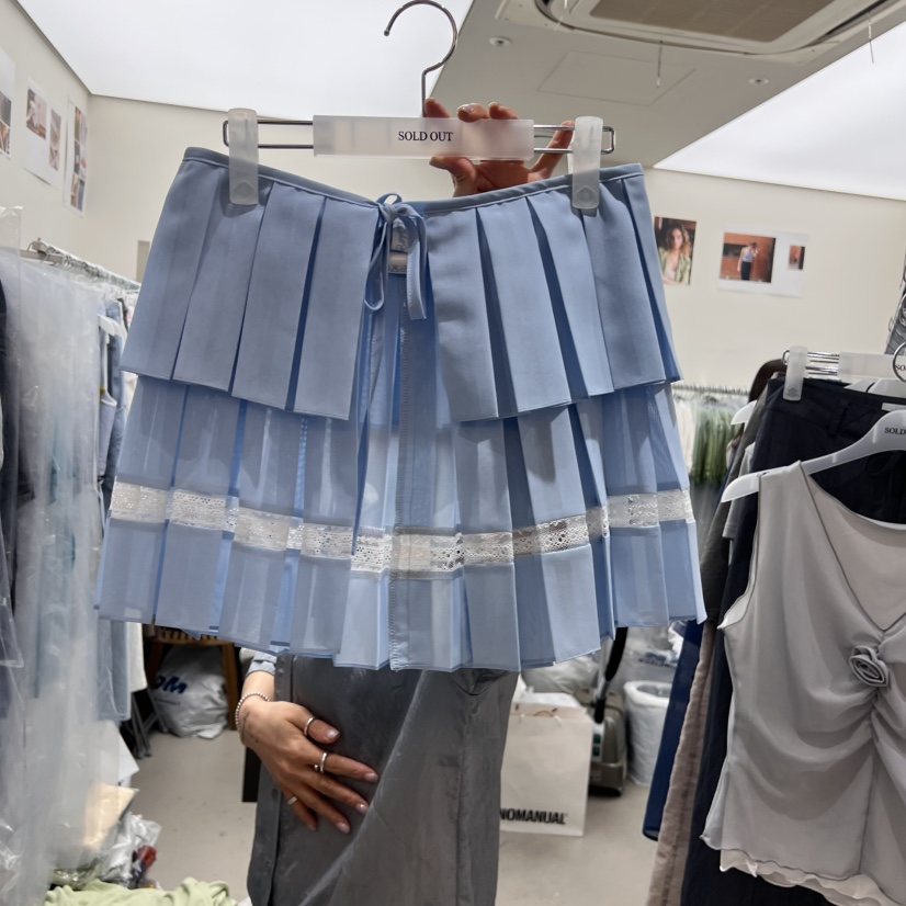 SOLD OUT韓國㊣直郵東大門代購女裝新品休閑熱賣時尚推薦短裙SOLD OUT短裙