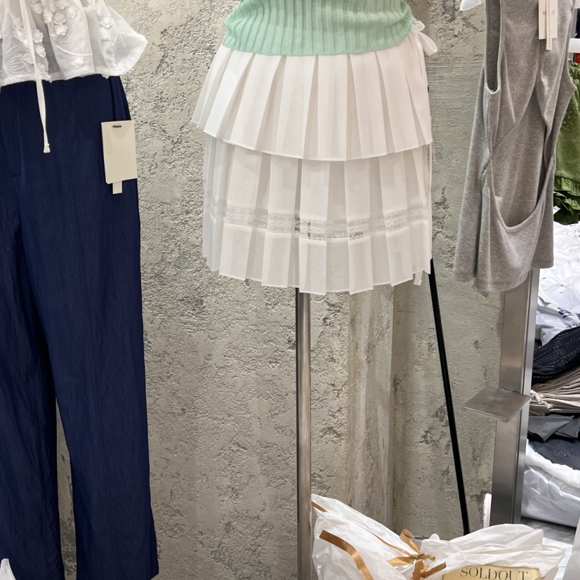 SOLD OUT韓國㊣直郵東大門代購女裝新品休閑熱賣時尚推薦短裙SOLD OUT短裙圖色2