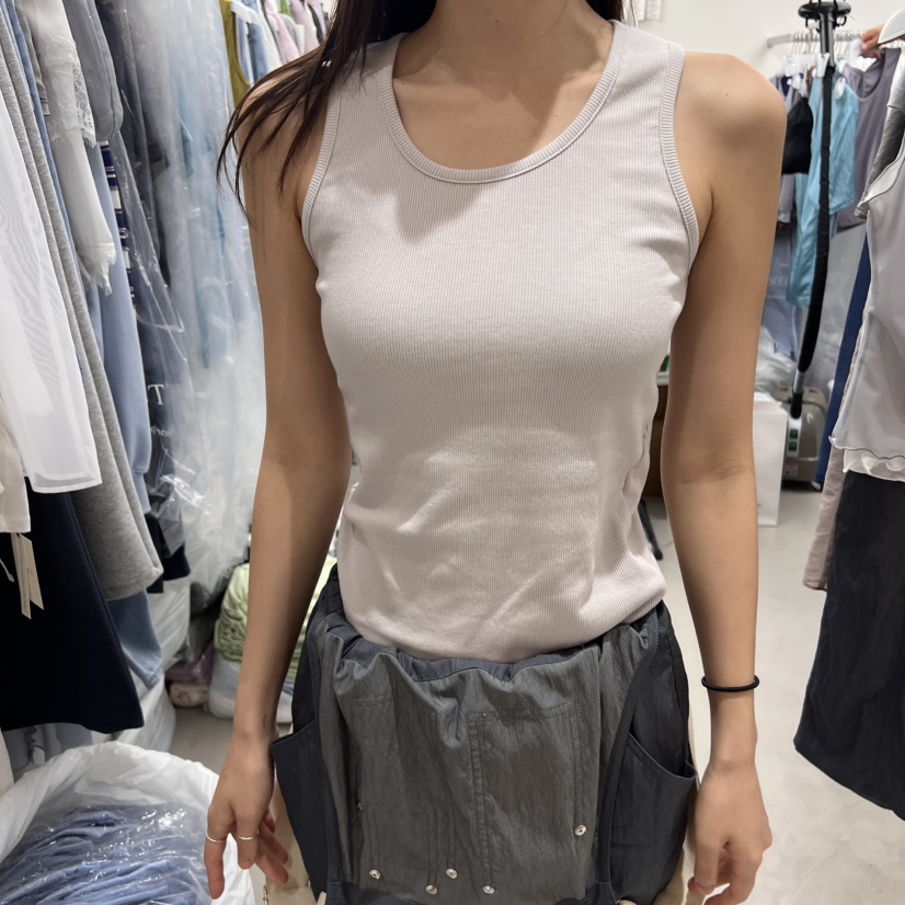 SOLD OUT韓國㊣直郵東大門代購女裝新款休閑熱賣25春夏吊帶背心SOLD OUT吊帶/背心圖色2