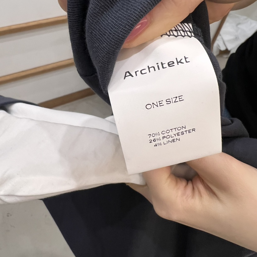 ARCHITEKT韓國直郵㊣東大門實拍女裝新品推薦25春夏T恤亞麻ARCHITEKTT恤