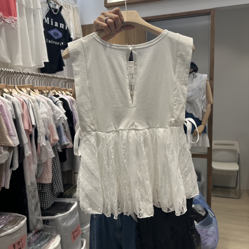 MARI CO韓國直郵㊣東大門實拍女裝新品人氣推薦熱賣吊帶背心MARI CO吊帶/背心