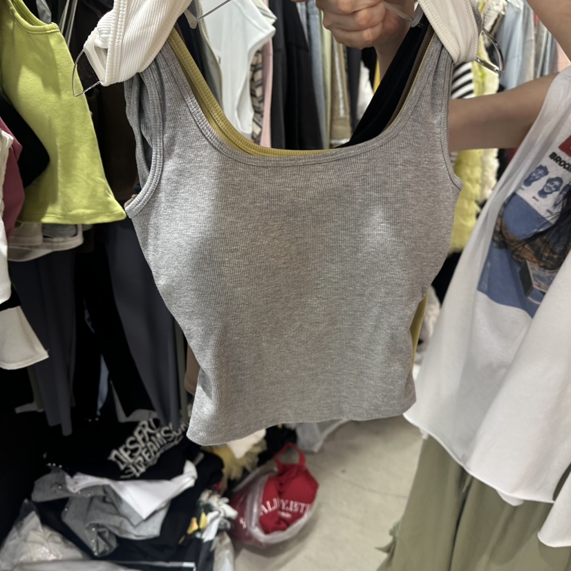MOMAZU韓國㊣直郵東大門代購女裝新品時尚休閑熱賣吊帶背心MOMAZU吊帶/背心圖色2