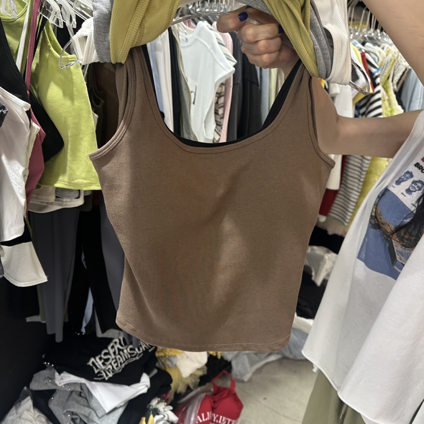 MOMAZU韓國㊣直郵東大門代購女裝新品時尚休閑熱賣吊帶背心MOMAZU吊帶/背心圖色4