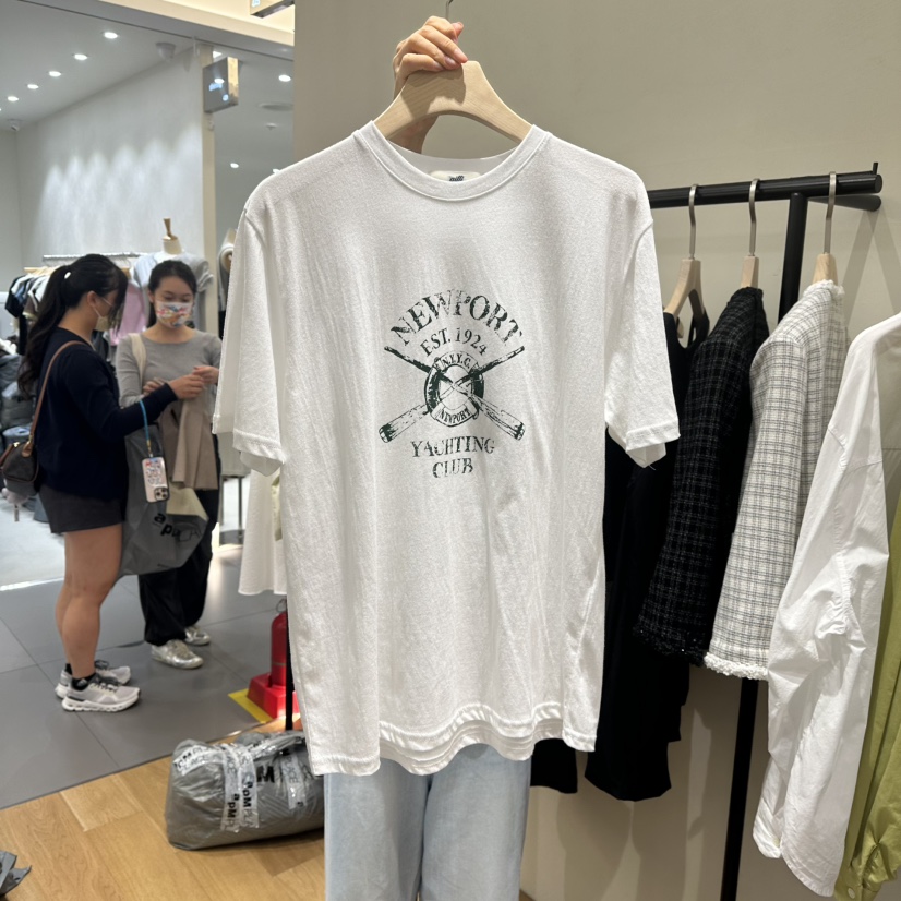 GILLI韓國直郵㊣東大門實拍女裝新款人氣熱賣時尚25春夏T恤GILLIT恤