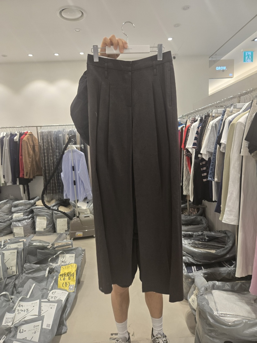 THE SECOND GROW韓國直郵㊣女裝新品推薦人氣25春夏休閑褲亞麻THE SECOND GROW休閑褲圖色3