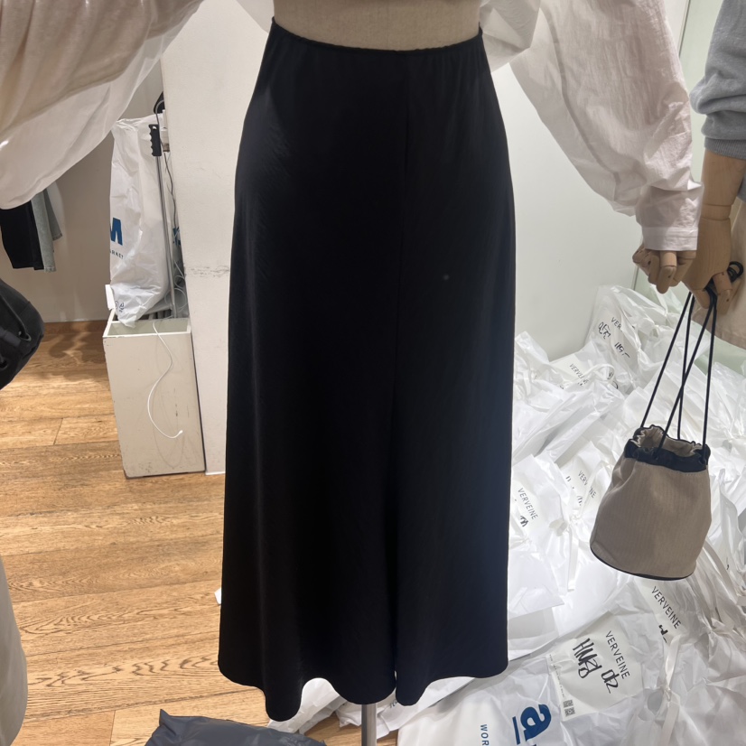 VERVEINE韓國直郵㊣女裝新款時尚休閑25春夏半身裙中短裙喇叭VERVEINE半身裙/中短裙圖色2