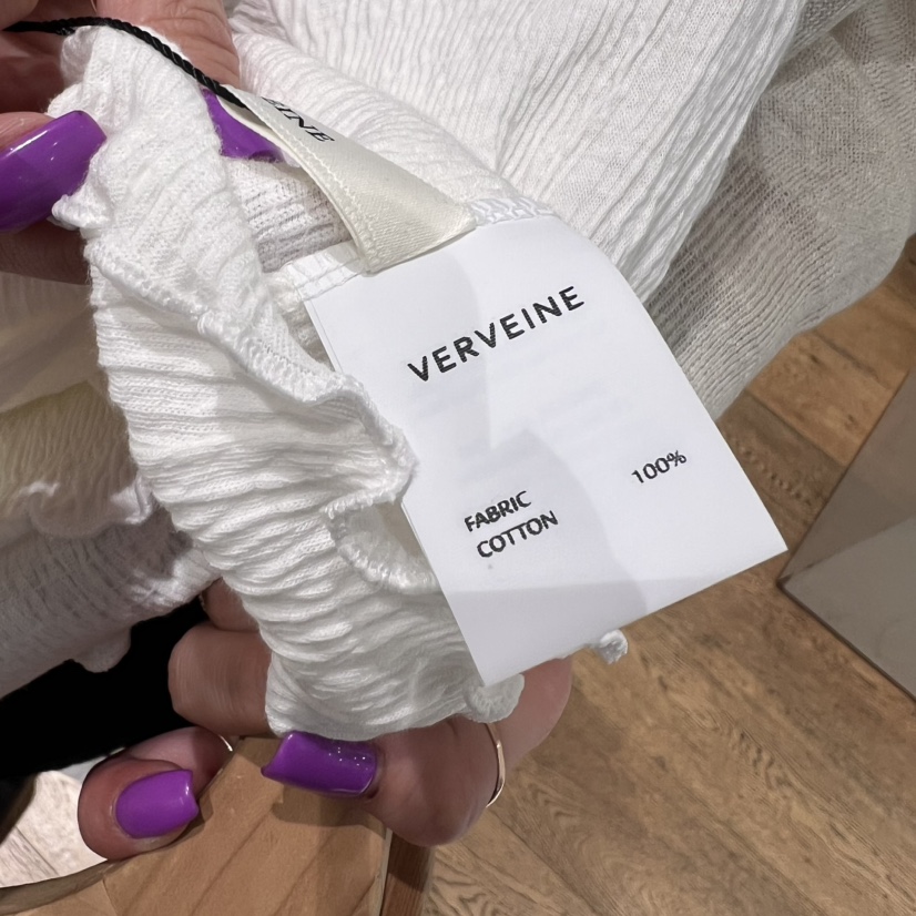 VERVEINE直郵韓國代購㊣女裝新品人氣25春夏時尚推薦休閑T恤VERVEINET恤