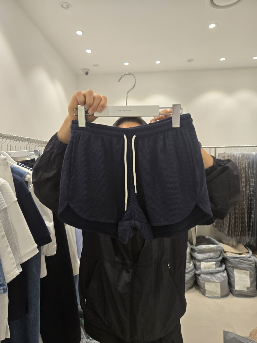 THE SECOND GROW韓國㊣直郵東大門代購女裝新品人氣25春夏短褲THE SECOND GROW短褲圖色3