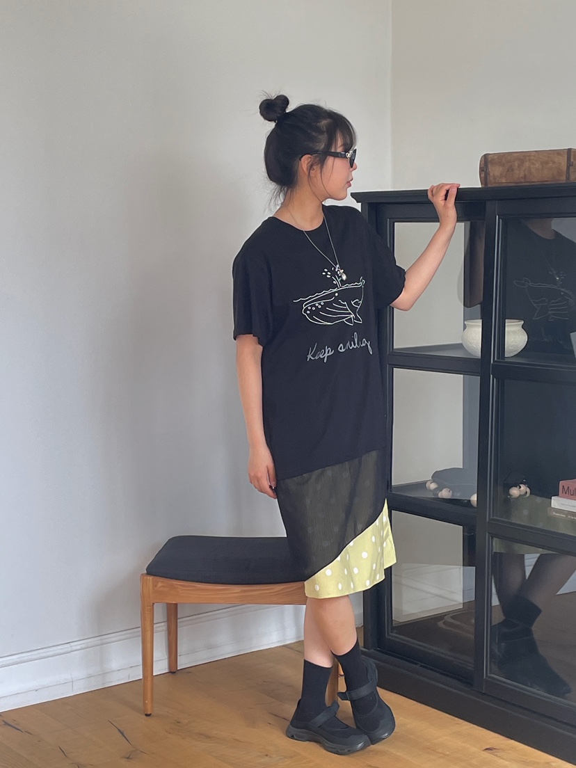ONDO-P東大門代購女裝新品時尚職業休閑半身裙中短裙棉質長款ONDO-P半身裙/中短裙