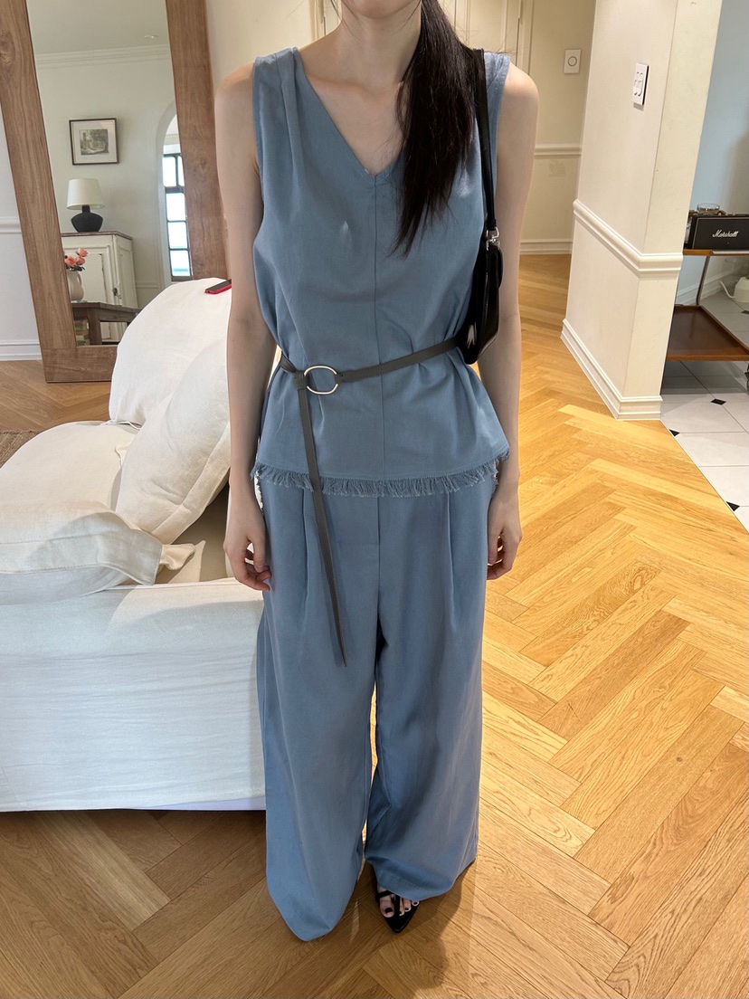 ME MO東大門直郵女士新款休閑25春夏熱賣吊帶背心不含腰帶ME MO吊帶/背心