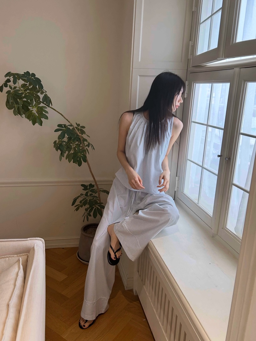 ME MO韓國代購女士新品推薦25春夏休閑人氣熱賣時尚吊帶背心ME MO吊帶/背心