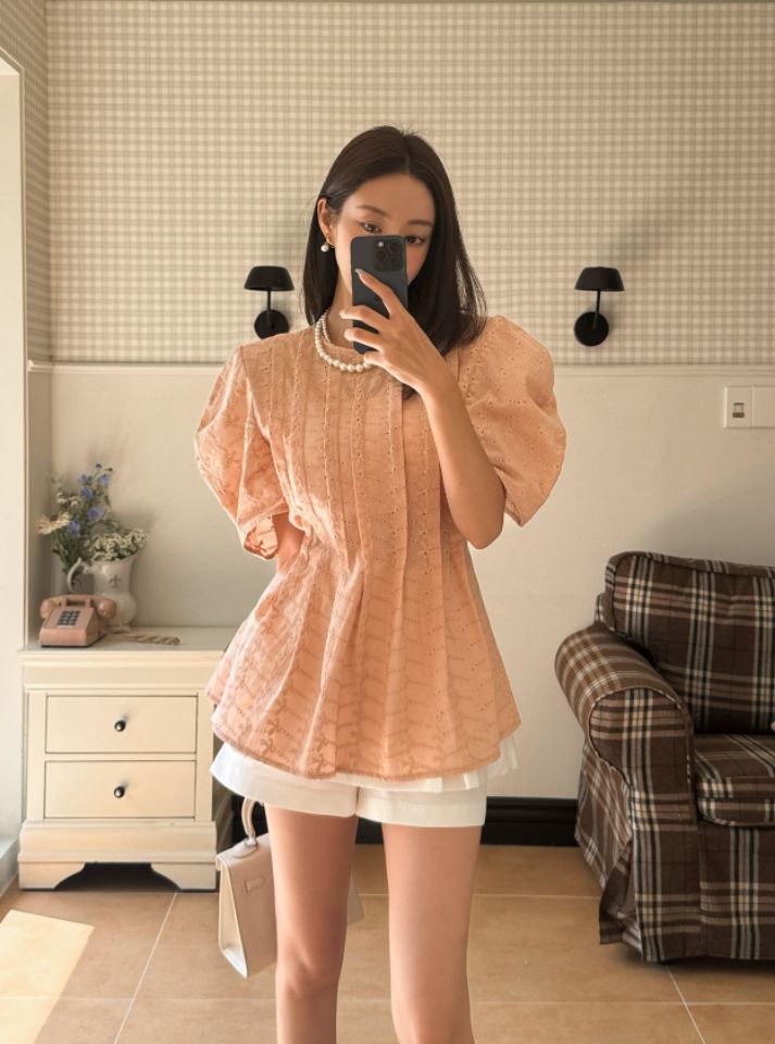 CATS東大門代購女裝新品25春夏時尚推薦職業休閑襯衫蕾絲衫CAT.S襯衫/蕾絲衫