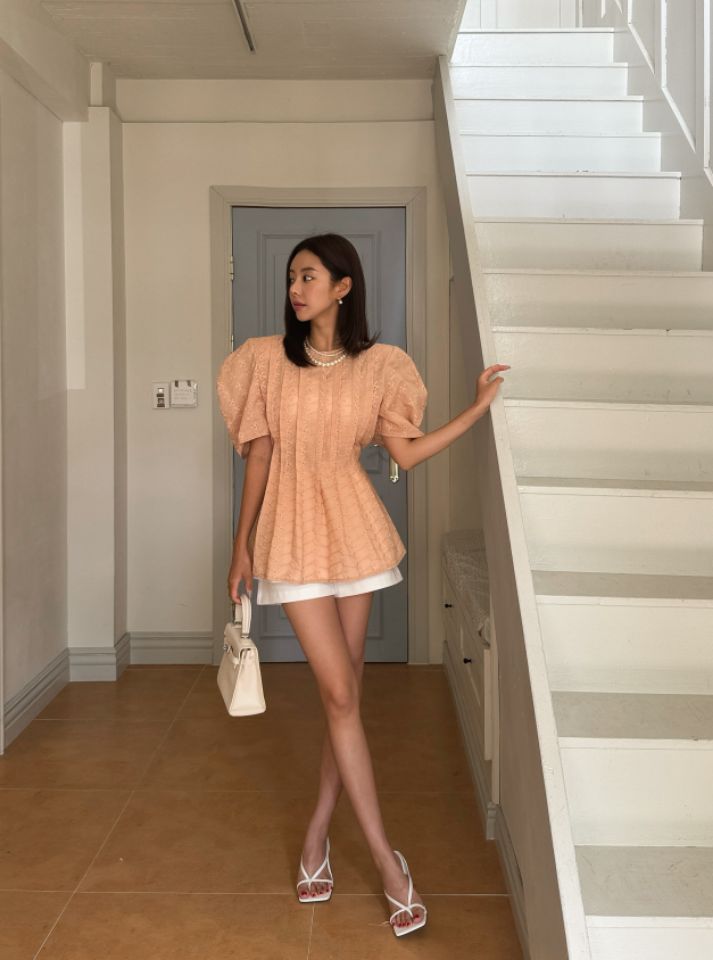CATS東大門代購女裝新品25春夏時尚推薦職業休閑襯衫蕾絲衫CAT.S襯衫/蕾絲衫