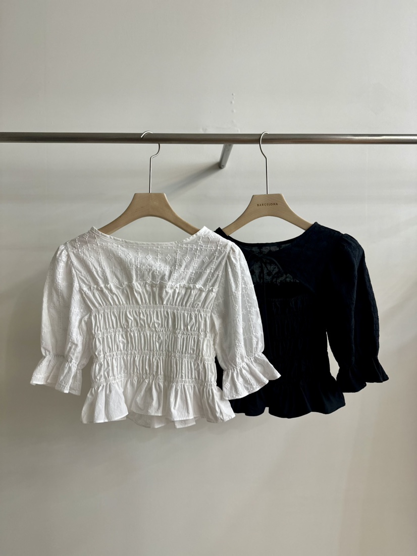 BARCELONA東大門代購女裝新品真品人氣時尚25春夏襯衫蕾絲衫BARCE LONA襯衫/蕾絲衫