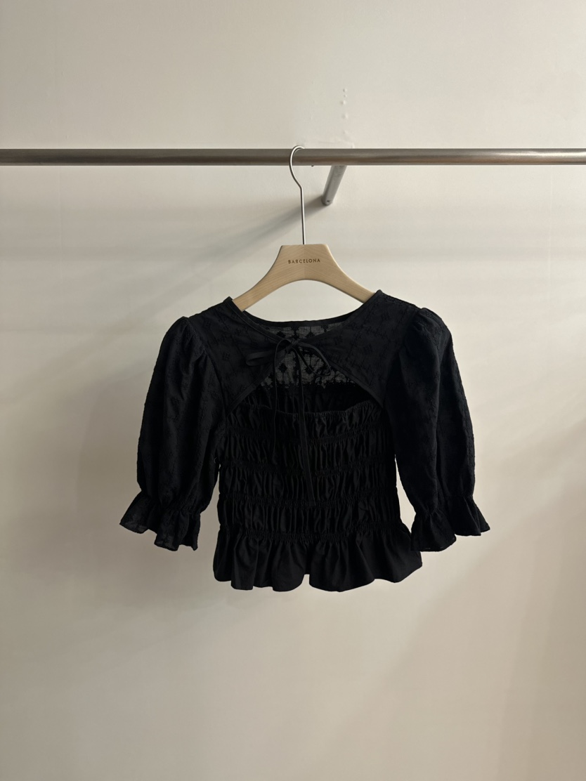 BARCELONA東大門代購女裝新品真品人氣時尚25春夏襯衫蕾絲衫BARCE LONA襯衫/蕾絲衫