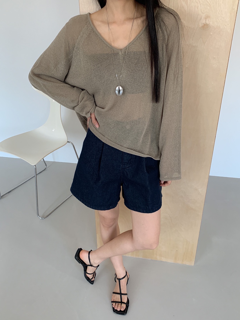 GOYOU東大門代購女士新款真品時尚休閑職業針織衫不含內搭V領de goyou針織衫
