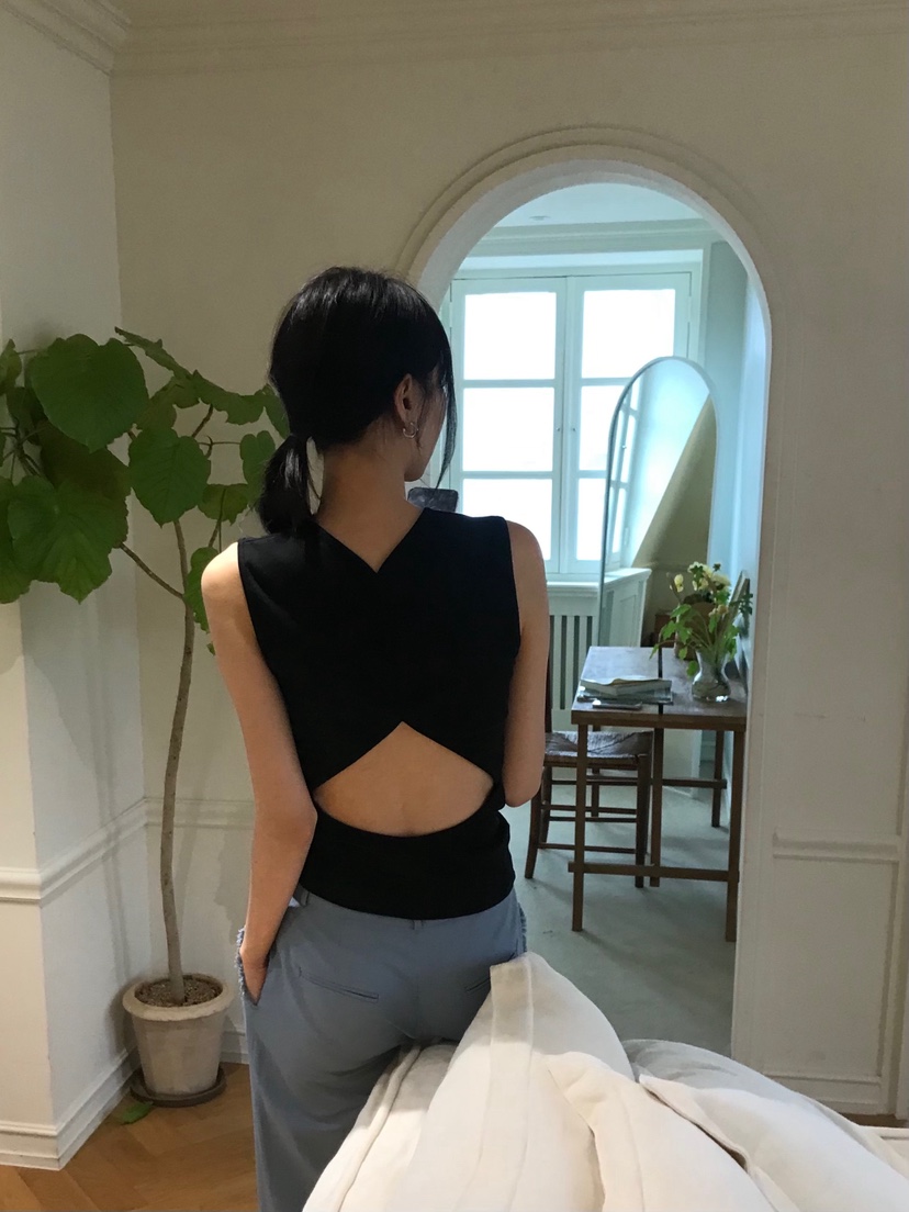 ME MO韓國代購女士新款職業時尚真品熱賣推薦休閑吊帶背心ME MO吊帶/背心