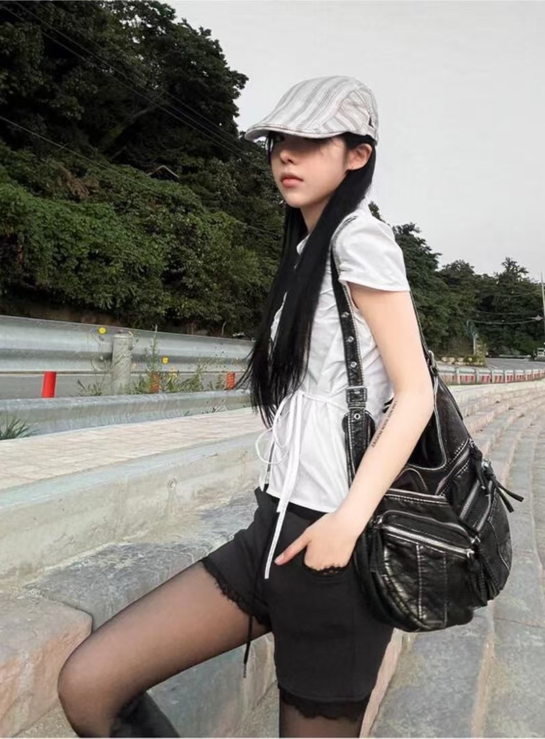 THEHANDS東大門直郵女士新款25春夏人氣推薦時尚襯衫蕾絲衫THEHANDS襯衫/蕾絲衫