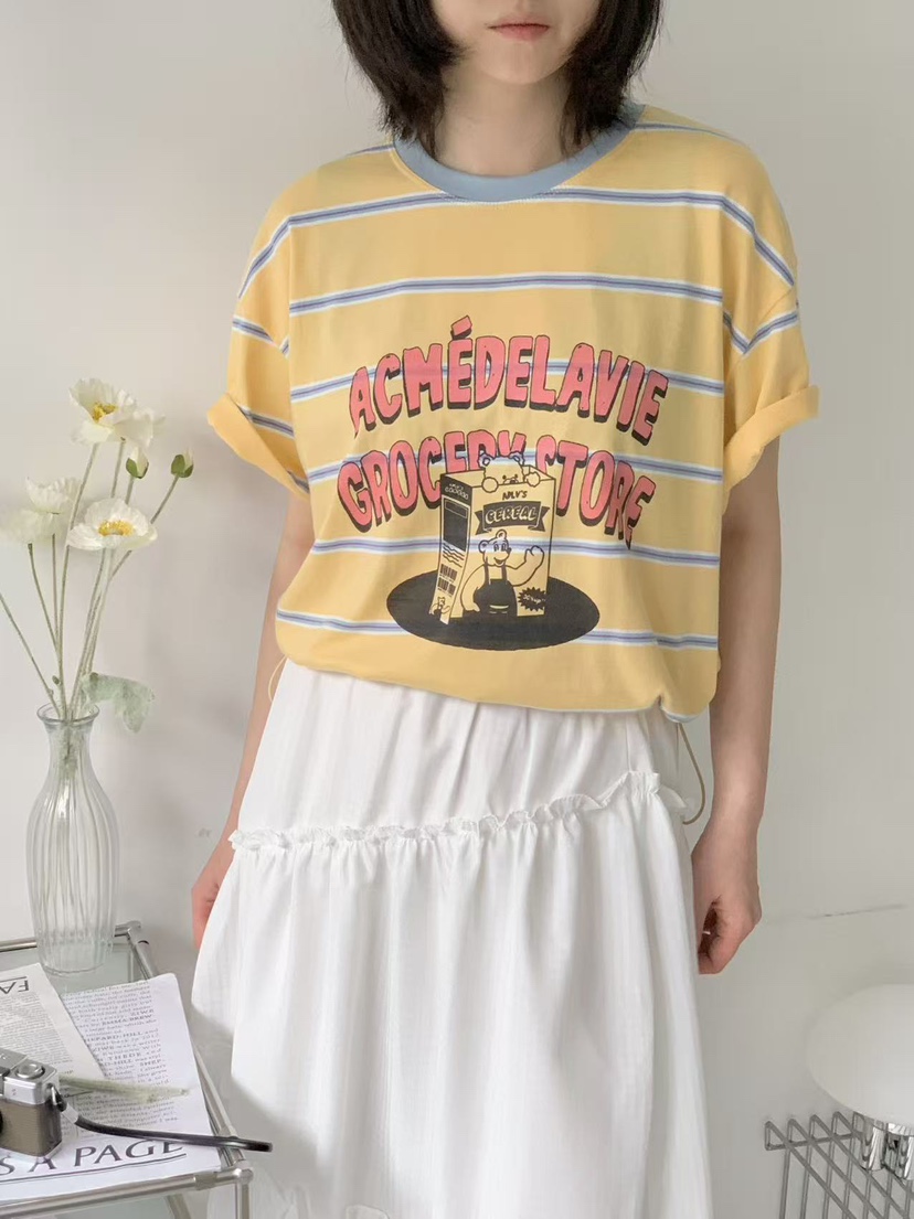 BEFORE SUNRISE東大門代購女裝新款真品人氣熱賣25春夏T恤BEFORE SUNRISET恤
