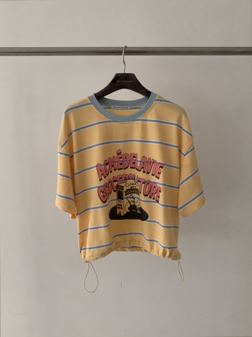 BEFORE SUNRISE東大門代購女裝新款真品人氣熱賣25春夏T恤BEFORE SUNRISET恤