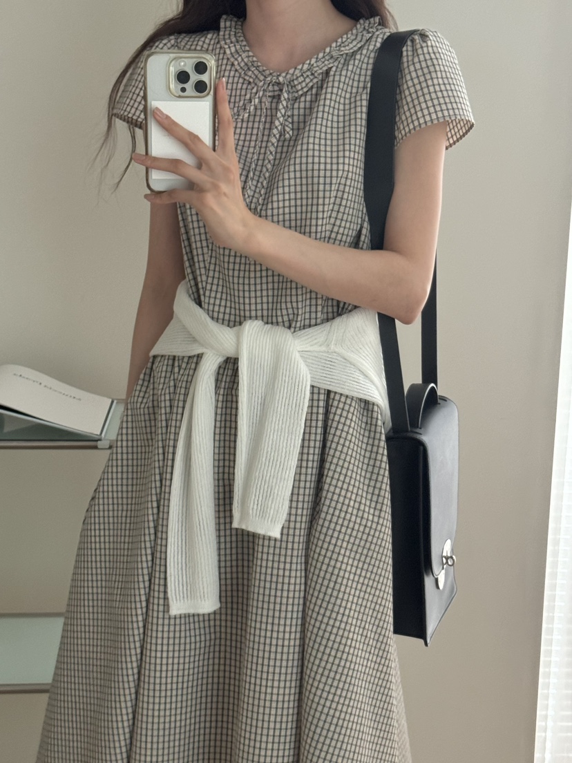 TIZZI韓國代購女士新款休閑人氣推薦熱賣25春夏時尚職業連衣裙TIZZI連衣裙