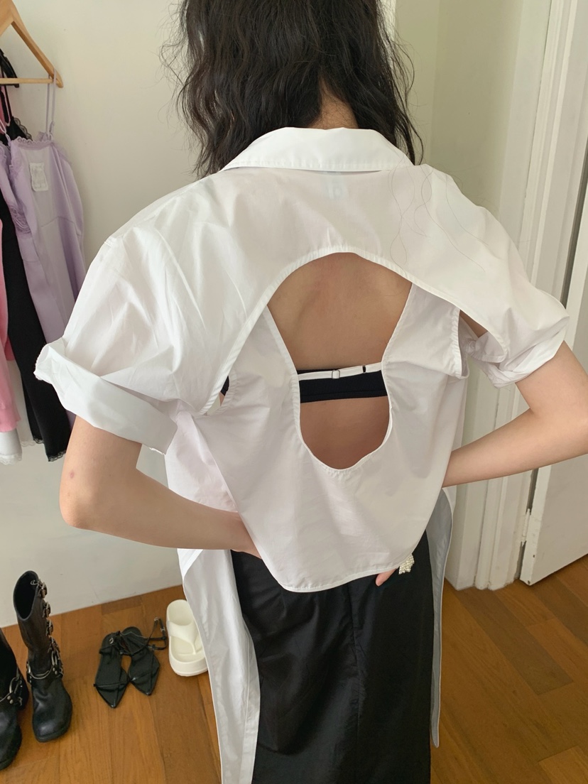 JKICHI韓國直郵女士新品25春夏休閑推薦襯衫蕾絲衫不含內搭JKICHI襯衫/蕾絲衫