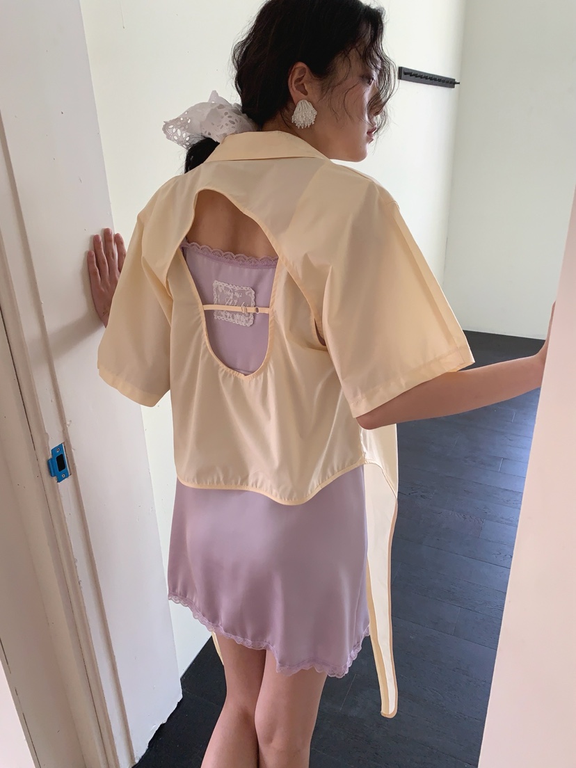 JKICHI韓國直郵女士新品25春夏休閑推薦襯衫蕾絲衫不含內搭JKICHI襯衫/蕾絲衫